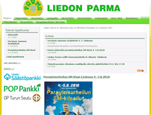 Tablet Screenshot of liedonparma.fi